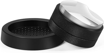 Flexzion Espresso Distribution Tool 58mm Coffee Leveler, Adjustable Depth and Universally Compatible Espresso Leveler for 58mm Portafilters and Espresso Machines