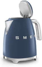 Load image into Gallery viewer, SMEG 50's Retro Style Electric Water Kettle with Automatic Shutoff, Removable Base, and Water Indicator, KLF03NBUS, Navy Blue
