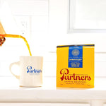 Load image into Gallery viewer, PARTNERS COFFEE ROASTERS - Whole Bean Coffee (Jumpstart - Medium-Light Roast) 12oz - Full Bodied &amp; Packed With Flavor - Jordan Almond, Caramel, Poached Pear - Coffee Beans - Roasted in New York City