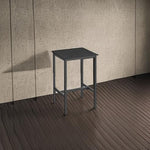 Load image into Gallery viewer, VASAGLE Bar Table, Small Kitchen Dining Table, High Top Pub Table, Height Cocktail Table for Living Room Party, Sturdy Metal Frame, 23.6 x 23.6 x 36.2 Inches for Narrow Spaces, Ebony Black and Black