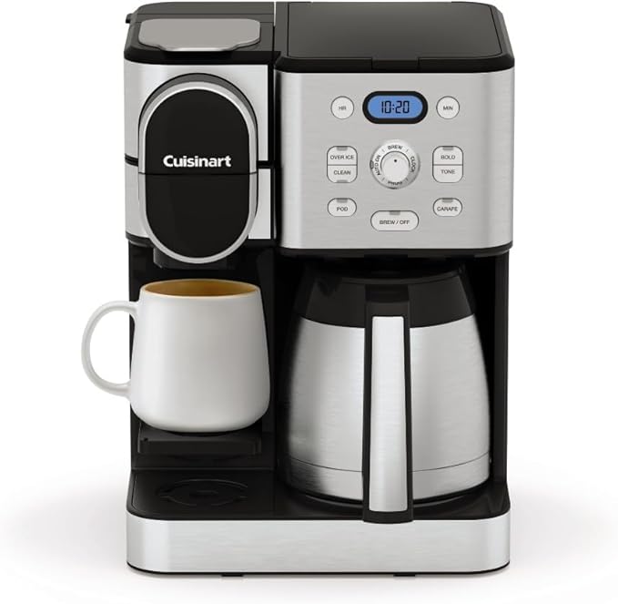 CUISINART Coffee Center® 10-Cup Thermal Coffeemaker and Single-Serve Brewer