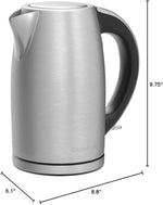 Load image into Gallery viewer, Cuisinart JK-17P1 Cordless-Electric-Kettle, 1.7-Liter, Stainless Steel