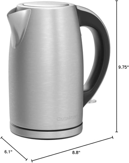 Cuisinart JK-17P1 Cordless-Electric-Kettle, 1.7-Liter, Stainless Steel