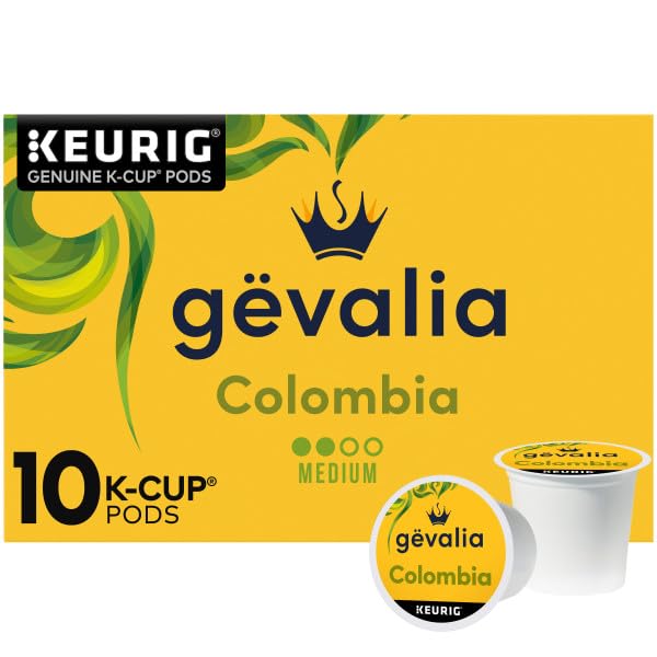 Gevalia Colombia Medium Roast K-Cup Coffee Pods, 10 Count (Pack of 3)