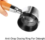 Load image into Gallery viewer, Aluminum Espresso Coffee Dosing Funnel Dosing Ring Funnel Replacement for 53mm Portafilters Espresso Machine Espresso Hand Tampers Accessories (53mm)