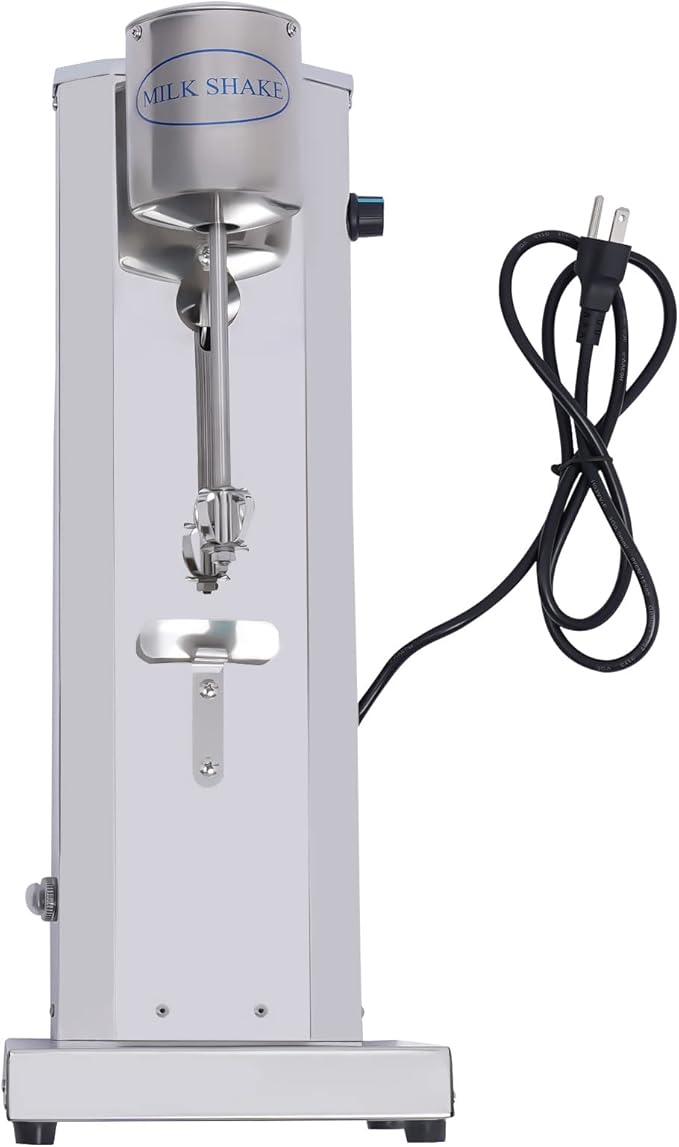 Electric Milkshake Maker Machine, 180W Milk Shake Mixer Machine with 28oz Stainless Steel Mixing Cup, Commercial Milkshake Blender & Drink Mixer for Home or Business