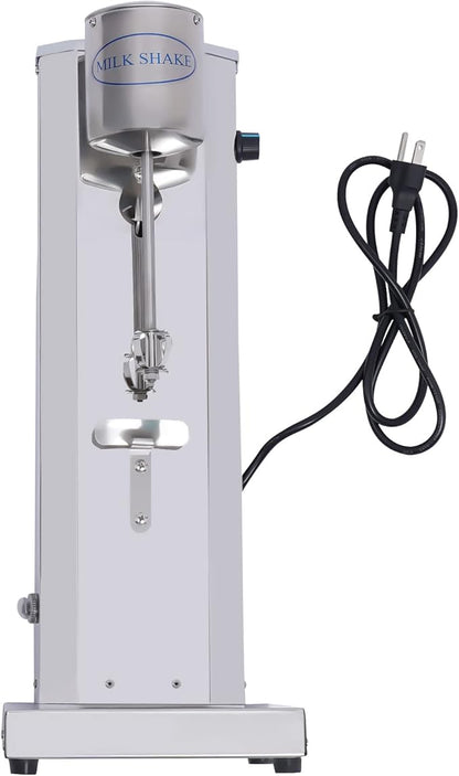 Electric Milkshake Maker Machine, 180W Milk Shake Mixer Machine with 28oz Stainless Steel Mixing Cup, Commercial Milkshake Blender & Drink Mixer for Home or Business