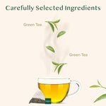 Load image into Gallery viewer, VAHDAM, Decaf Himalayan Green Tea Bags (100 Pyramid Tea Bags) Caffeine Free, Gluten Free | High Grown Decaf Green Tea | Resealable Ziplock Pouch | Pyramid Tea Bags