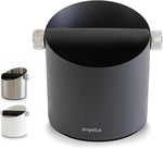 Load image into Gallery viewer, Espresso Knock Box, Large Capacity &amp; Non-Slip Base Coffee Knock Box, Barista Tools, Espresso Machine Accessories (Black)