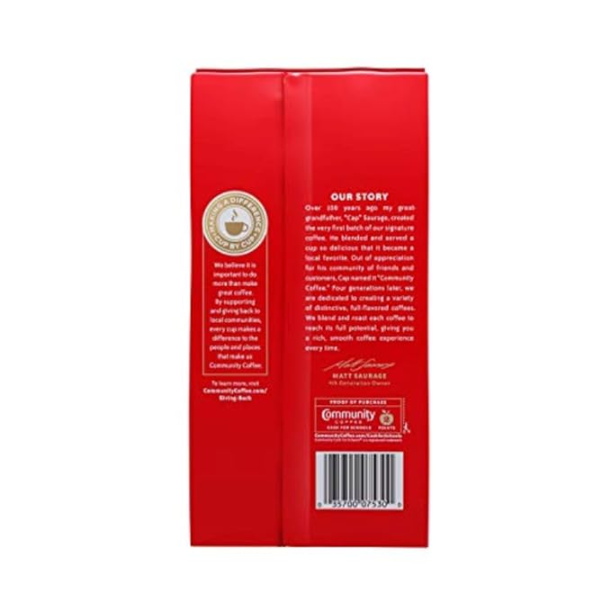 Community Coffee Medium Roast Ground Coffee, Vacuum Packed 23 Ounce Bag (Pack of 1)