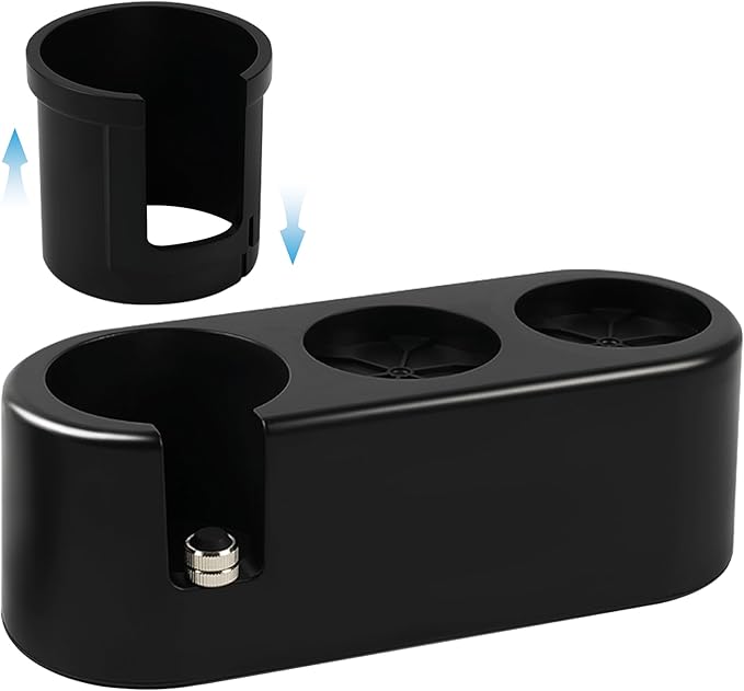 PUSEE Espresso Tamping Station, Espresso Organizer Station Fit for 51/54/58mm Espresso Accessories, Plastic Espresso Station Coffee Tamper Station, Multifunctional Coffee Tools Organzier (3 in 1)