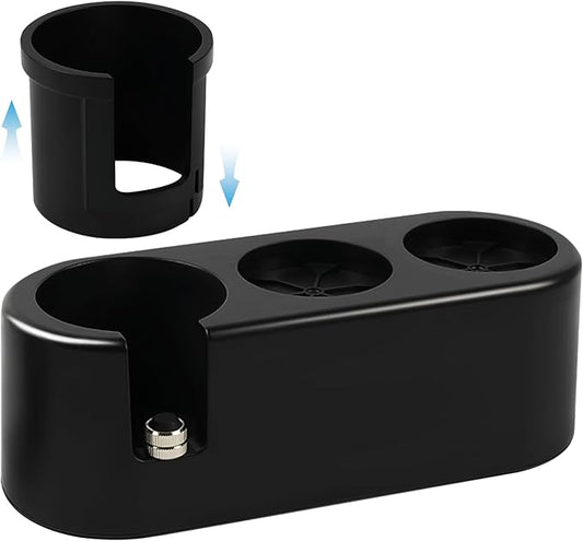 PUSEE Espresso Tamping Station, Espresso Organizer Station Fit for 51/54/58mm Espresso Accessories, Plastic Espresso Station Coffee Tamper Station, Multifunctional Coffee Tools Organzier (3 in 1)