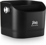 Load image into Gallery viewer, Espresso Knock Box - Bincoo Black Espresso Machine Knock Box/Espresso Grounds Knock Box, Barista Style Coffee Knock Box for Grounds with Removable Shock-Absorbent Knock Bar and Anti-Slip Base. (Black)