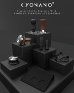 Load image into Gallery viewer, KYONANO Espresso Coffee Tamper 51mm - Espresso Press Tamper- Espresso Hand Tamper with Stainless Steel Base and Scented Rosewood Handle - Compatible with 51mm Delonghi Bottomless Portafilter