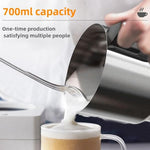 Load image into Gallery viewer, 4-in-1 Electric Frother and Steamer,23.67oz/700ml Automatic Hot and Cold Foam Maker and Milk Warmer,Large Capacity Coffee Frother For Latte,Cappuccino,Mocha, Hot Chocolate