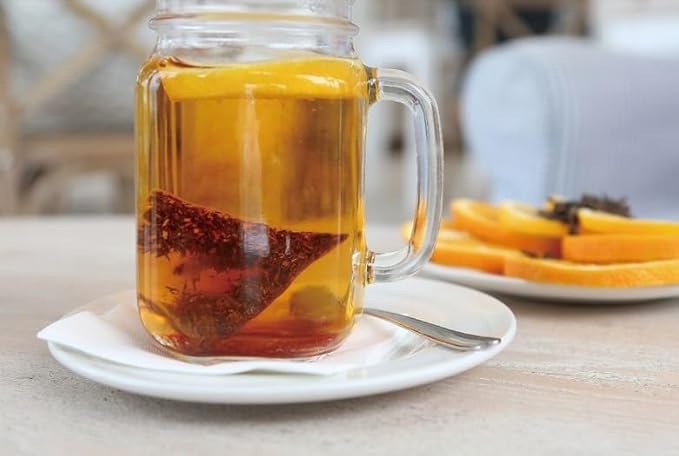 Damtuh Rooibos Tea – 100% Pure Rooibos, Caffeine-Free Herbal Tea, 10 Tea Bags (1g each)