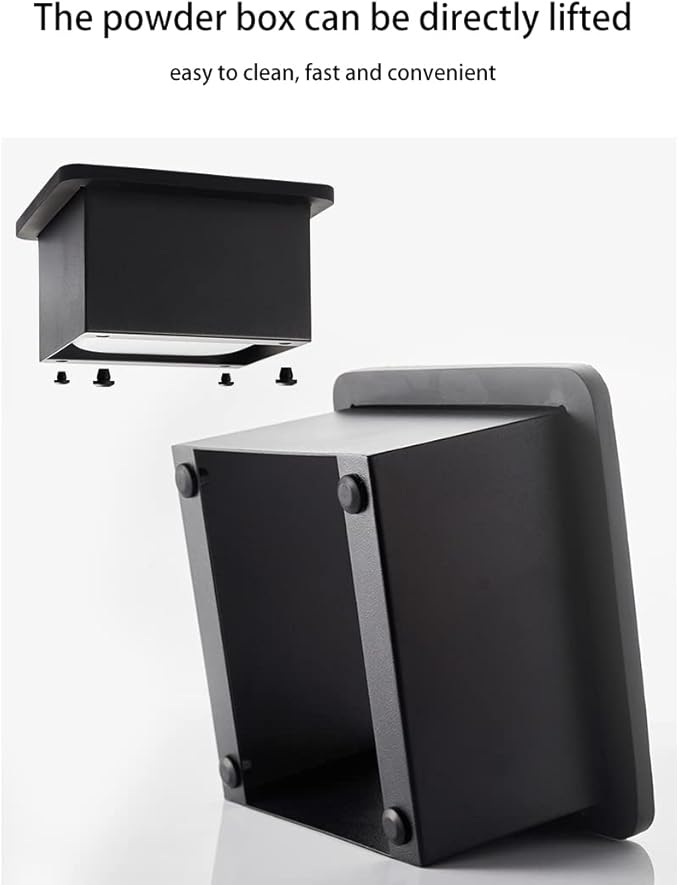 Coffee Knock Box, Stainless Steel Dump Bin Espresso Knock Box for Coffee Grounds with Removable Non-Slip Base Shock-Absorbent for Knocking Portafilter Filter Grinds (L)