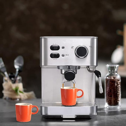 homEdge Mini Porcelain Espresso Cup, 4 Ounces / 120 ml Tiny Ceramic Coffee Mugs Demitasse for Espresso, Tea- Set of 6, Orange