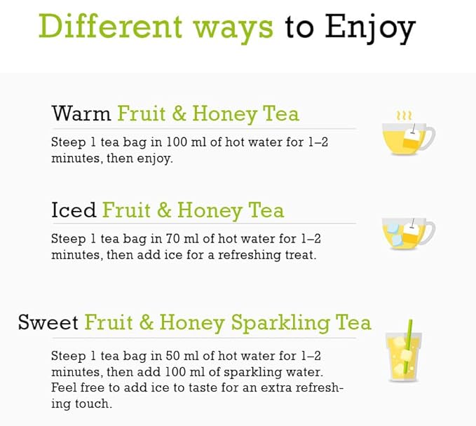 Damtuh Yuzu Honey Chamomile Tea – Citrusy & Floral Herbal Tea Blend, 20 Tea Bags (1g each)