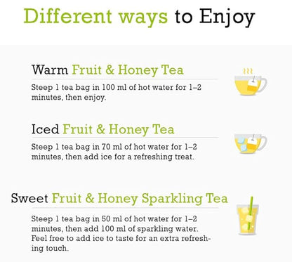 Damtuh Yuzu Honey Chamomile Tea – Citrusy & Floral Herbal Tea Blend, 20 Tea Bags (1g each)