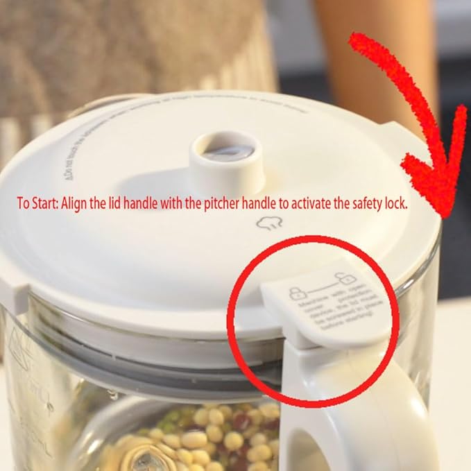 Joydeem JD-J03 Cooking Blender with Soundproof Shield, Hot Cold Blender for Filter-free Soy Milk & Juice, 8-Speed and Temperature Control, 12H Preset, 1100ml, White