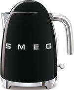 Load image into Gallery viewer, SMEG 50's Retro Style Electric Water Kettle with Automatic Shutoff, Removable Base, and Water Indicator, KLF03BLUS, Black