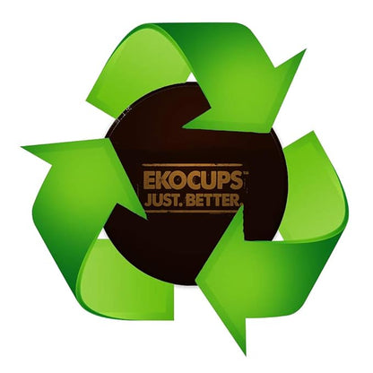 EKOCUPS Artisan Organic Bold Hot or Iced Coffee, Dark roast, in Recyclable Single Serve Cups for Keurig K-cup Brewers, 40 count (Pack of 2)