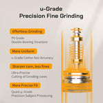 Load image into Gallery viewer, MAVO Manual Coffee Grinder, Wizard Hand Coffee Grinder, Capacity 25g with CNC Stainless Steel Pentagon Conical Burr, Adjustable Setting, Burr Coffee Bean Grinder for French Press, Pour Over, Silver