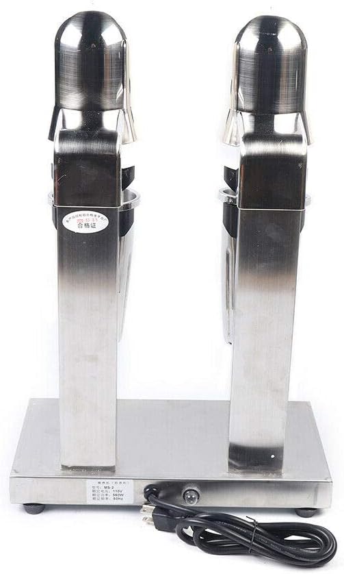 Gdrasuya10 560W Double Head Electric Milkshake Machine Drink Mixer Smoothie Blender, 14000 RPM, 22 oz, Commercial Home Use