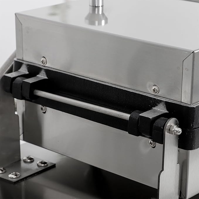 Commercial Square Waffle Maker, 2 slice Waffle Iron, Non-Stick Industrial Belgian Waffle Maker Stainless Steel 110V Temp and Time Control, Suitable for Restaurant Bakeries Snack Bar Family