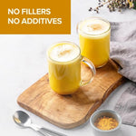 Load image into Gallery viewer, VAHDAM, Golden Milk Powder/Turmeric Ginger Latte Mix (100g, 40 Cups) Caffeine-Free | Powerful Curcumin, Turmeric Powder &amp; Ginger | Brew Hot/Iced Tea