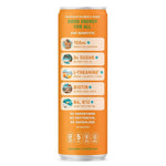 Load image into Gallery viewer, GORGIE Sugar Free Natural Energy Drinks, Jaclyn Hill Orange Twist (12 Pack) Healthy Sparkling Energy Drinks Natural Coffee Replacement with Green Tea Caffeine and Biotin, Vegan, Low Calorie