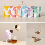 Load image into Gallery viewer, AutoimmuniTea – AIP Stress Relief, Bedtime Blend for Restful Sleep, Calming Tea for Stress, Lavender, Tulsi, Passion Flower Organic Blend - 15 Tea Bags (30 Cups)