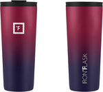 Load image into Gallery viewer, IRON °FLASK Classic Tumbler - Vacuum Insulated Stainless Steel Water Bottle, Double Walled, Drinking Cup, Insulated Travel Mug (Dark Rainbow, 24 oz Solid Lid)