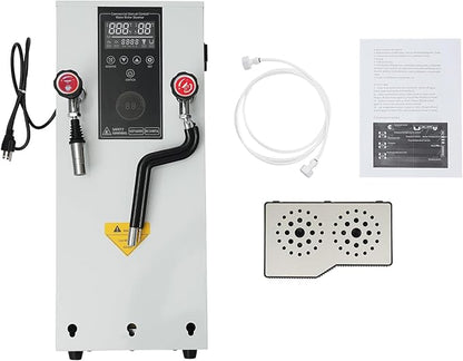 Commercial Milk Frother, 3.2 Gal Capacity Milk Frothers with 1-12h Timer Function 3000W Electric Milk Frother for Heating Beverages, Extracting Tea, and Brewing Milk Froth