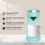 Load image into Gallery viewer, CHULUX Mini Coffee Maker for K Capsule, Single Serve Coffee Maker for One Cup Americano, Lightweight Pod Coffee Machine, Aqua