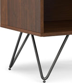 Load image into Gallery viewer, SIMPLIHOME Hunter 20 inch Wide Industrial Modern Nightstand in Walnut for the Living Room and Bedroom