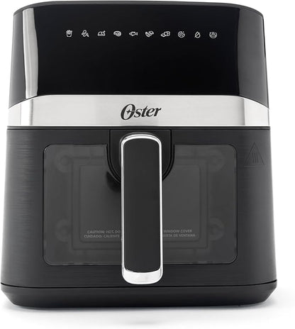 Oster Compact Air Fryer, 4-Quart Digital Airfryer with Window, Easy-to-Use Countertop Air Fryer