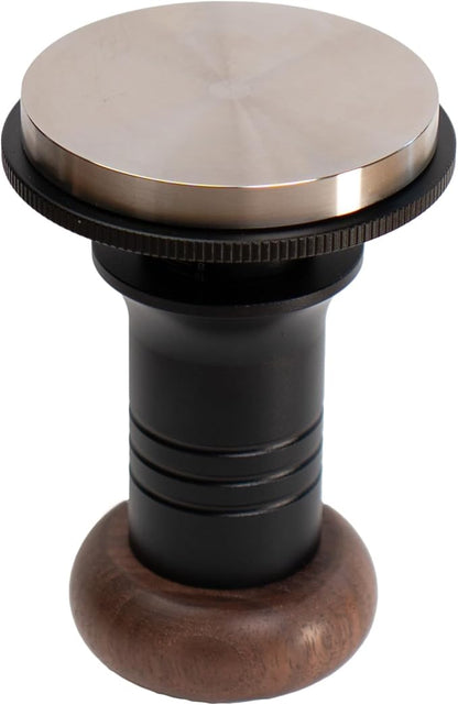 Espresso Coffee Tamper 58.5mm, Level Coffee Tamper for 58mm Portafilter, Adjustable Depth Stainless Steel Flat Base