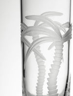 Load image into Gallery viewer, Rolf Glass Palm Tree Shot Glass | 2.5oz Engraved Glass Cordial | Coastal Glassware | Lead-Free and Diamond-Wheel-Engraved | Made in the USA | Set of 4