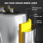 Load image into Gallery viewer, 2200W Commercial Steam Milk Frother Automatic Coffee Foam Maker with Capacity for Coffee and Milk