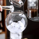 Load image into Gallery viewer, Ice Drip Coffee Maker,Cold Brew Coffee Makers Pot,20oz Cold Brew Tower Slow Drip Cold Brew Machine Borosilicate Glass Drip Coffee Machine for Household Pour Over (Transparent)