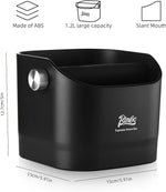 Load image into Gallery viewer, Espresso Knock Box - Bincoo Black Espresso Machine Knock Box/Espresso Grounds Knock Box, Barista Style Coffee Knock Box for Grounds with Removable Shock-Absorbent Knock Bar and Anti-Slip Base. (Black)