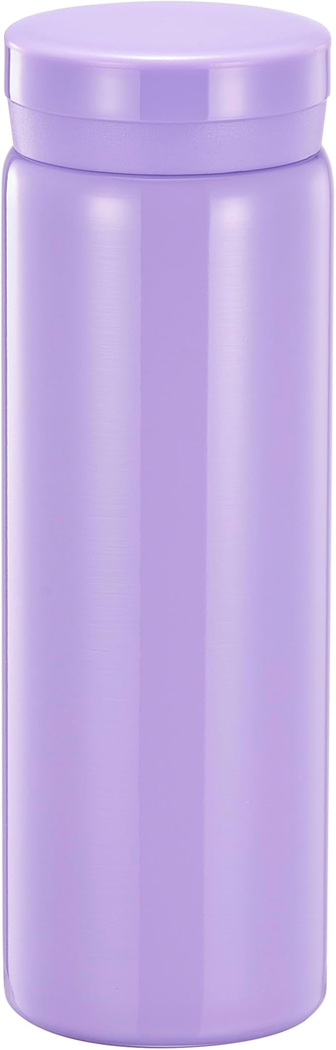 10oz Mini Water Bottle Stainless Steel Thermos Small Flask - Insulated Vacuum, Leak Proof, Keeps Drinks Hot/Cold - Ideal for Coffee, Tea, Water - Purple