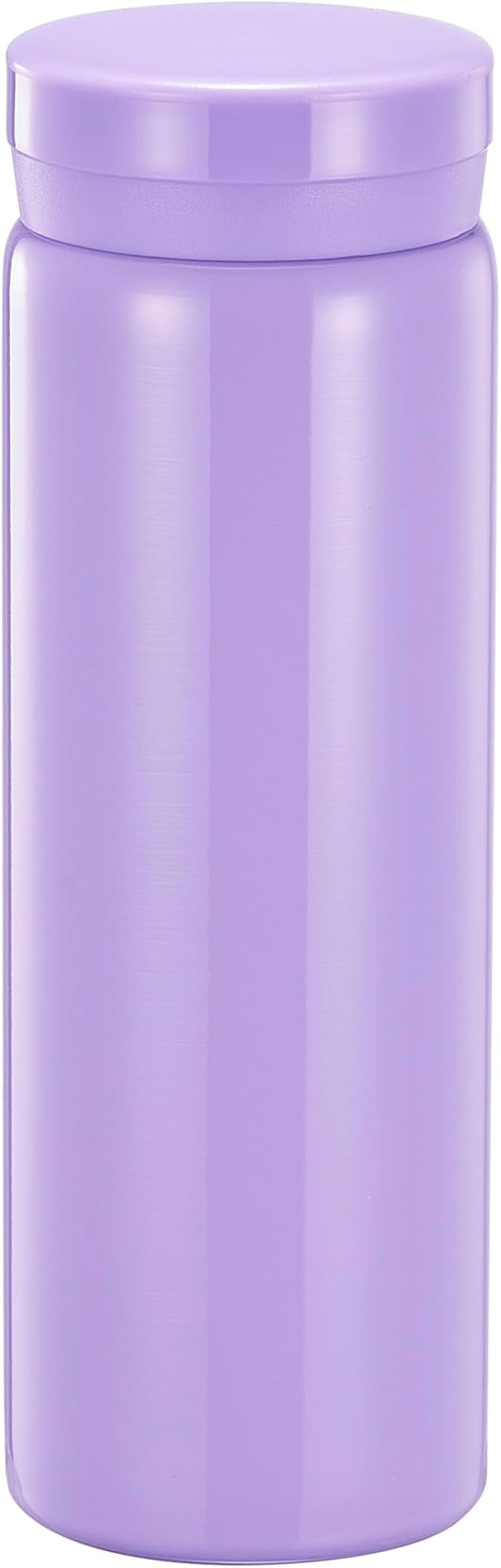 10oz Mini Water Bottle Stainless Steel Thermos Small Flask - Insulated Vacuum, Leak Proof, Keeps Drinks Hot/Cold - Ideal for Coffee, Tea, Water - Purple