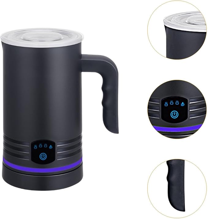 Electric Milk Frother Drink Mixer Versatile Large Capacity Handheld and Warmer Electric Milk Steamer for Coffee