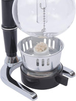 Load image into Gallery viewer, Siphon Syphon Coffee Maker Tabletop Glass Siphon Pot Syphon Coffee Maker Siphon Vacuum Coffee Maker Black (3 Cups(360ml))