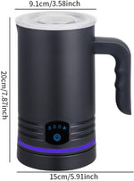 Load image into Gallery viewer, Electric Milk Frother Drink Mixer Versatile Large Capacity Handheld and Warmer Electric Milk Steamer for Coffee
