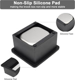 Load image into Gallery viewer, Espresso Knock Box, Coffee Knock Box for Espresso Grounds Disposal, Large Capacity, Equipped with Noise, Reduction Rubber Ring &amp; Steel Holder, Ideal Tool for Espresso Machines, Black (Small)