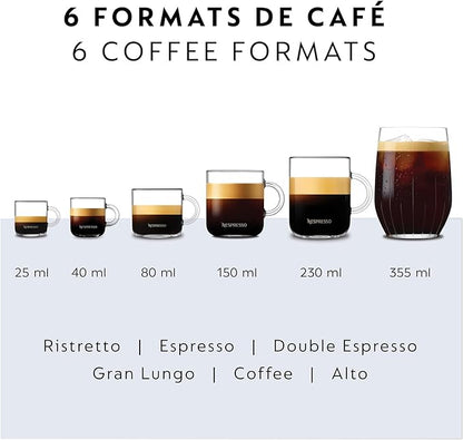 Nespresso Vertuo Pop+ Coffee and Espresso Maker by Breville, Coconut White